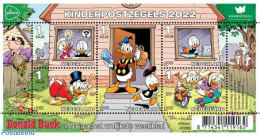 Netherlands 2022 Child Welfare, Disney S/s, Mint NH, Art - Disney - Unused Stamps