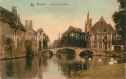 73342307 Bruges Flandre Pont Du Béguinage Serie Bruges No. 8 Bruges Flandre - Sonstige & Ohne Zuordnung