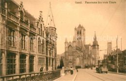 73342286 Gand Belgien Panorama Des Trois Tours Gand Belgien - Autres & Non Classés