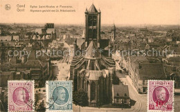 73342202 Gand Belgien Eglise Saint Nicolas Et Panorama De La Ville Gand Belgien - Andere & Zonder Classificatie