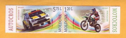 2015 Moldova Moldavie Moldau  Sport. Motocross. Autocross. 1 Set 2v Mint - Moldavië