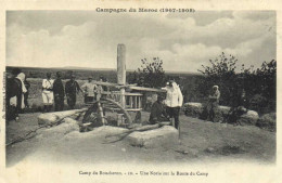 Campagne Du Maroc ( 1907 1908 ) Camp Du Boucheron Une Noria Sur Le Route Du Camp RV - Other & Unclassified