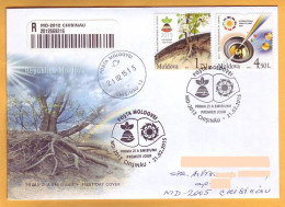 2015 Moldova Moldavie Moldau  The United Nations.  FDC  International Year Of Light And Soil. - Moldavie