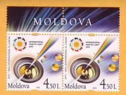 2015 Moldova Moldavie Moldau  The United Nations. International Year Of Light And Soil 2v Mint - Moldova