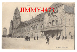 CPA - METZ - La Gare ( Place Bien Animée ) N° 49 - Edit. Forissier à Metz - Metz