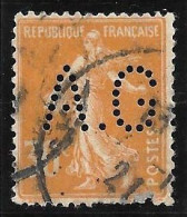 1 04	02	01 	N°	141	Perforé	-	AG 93	-	AGENCE GL. De LIBRAIRIE Et PUBLICATION - Used Stamps