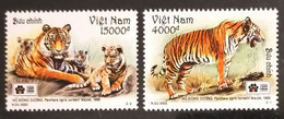 Lot Of 08 Sets Of Vietnam Viet Nam MNH Perf Stamps 2022 : Indochinese Tiger Panthera Tigris / Big Cat (Ms1162) - Viêt-Nam