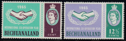 Bechuanaland 1965 - International Co-operation Year - Mi 179-180 ** MNH - 1965-1966 Autonomia Interna