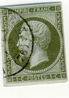 France N° 11 Prince Louis-Napoléon 1 C Olive - 1853-1860 Napoleone III