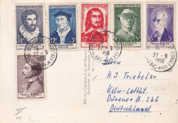 LETTRE 1956  STRASBURG - Storia Postale