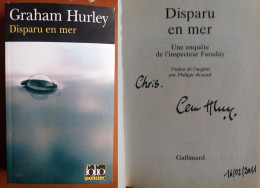 C1 Graham HURLEY Faraday DISPARU EN MER Envoi DEDICACE Signed PORTSMOUTH Port Inclus France - Otros & Sin Clasificación