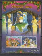 SRI LANKA,  2016, Christmas Miniature Sheet, MS, MNH, (**) - Sri Lanka (Ceylon) (1948-...)