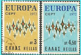 GREECE- GRECE  - HELLAS 1971: RUROPA Compl. Set Used - Usados