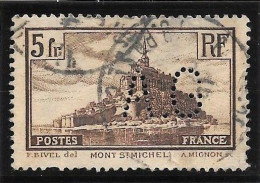 1 04	02	10	N°	260	Perforé	-	AG 93	-	AGENCE GL. De LIBRAIRIE Et PUBLICATION - Used Stamps