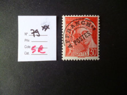 Timbre France Neuf ** Préoblitéré N° 79 Cote 5 € - 1893-1947