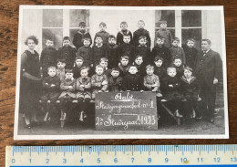 Aalst - Stadsjongensschool 1923 - Oude Foto Heruitgave Fotokaart - Aalst