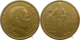 Monaco - Principauté - Rainier III - 10 Centimes 1962 - TTB/XF45 - Mon6147 - 1960-2001 Nouveaux Francs