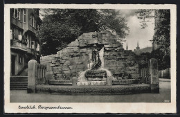 AK Osnabrück, Bergmannsbrunnen  - Osnabrück