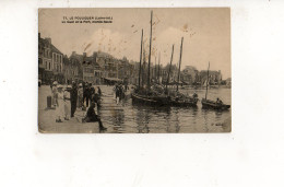 LE POULIGUEN - Le Quai Et Le Port, Marée Haute (carte Animée) - Le Pouliguen