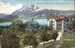 11747895 Vitznau Ferienheim Grubisbalm Mit Pilatus Vierwaldstaettersee Vitznau - Autres & Non Classés