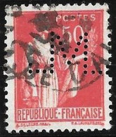 1 04	02	23	N°	283	Perforé	-	M 7	-	SOCIETE DES MINES DE LENS - Used Stamps