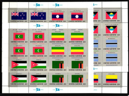 UNO New York 499-514 Postfrisch Kleinbogen #HW958 - Andere & Zonder Classificatie