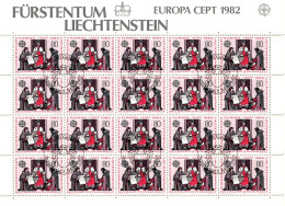 Liechtenstein 791-792 Gestempelt Kleinbogensatz #HW975 - Altri & Non Classificati