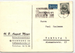 BRD 127 Auf Postkarte Als Einzelfrankatur Portogerecht #HW997 - Andere & Zonder Classificatie