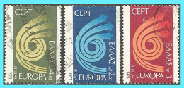 GREECE- GRECE  - HELLAS 1973: EUROPA CEPT  Compl. Set Used - Usados