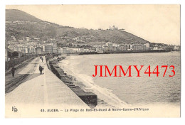 CPA - ALGER - La Plage De Bad-El-Oued & Notre-Dame-d'Afrique ( Quai Bien Animé ) N° 40 - KD - Algerien