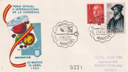 MATASELLOS 1962  MURCIA - Storia Postale