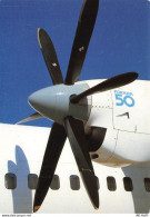 Ansichtskarte / Postkarte - Fokker 50 – DLT – Partner Der Lufthansa - 1946-....: Ere Moderne
