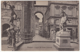 Firenze - Loggia Del Lanzi (Interno) - (Italia) - 1925 - Firenze (Florence)