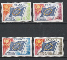 France Service N° 46 à 49 ** Conseil De L'Europe Drapeau - Mint/Hinged