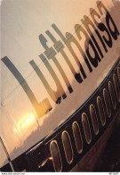 AK Flugzeug - Lufthansa Werbekarte Flugzeugaufschrift In Großaufnahme - 1946-....: Modern Tijdperk
