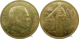 Monaco - Principauté - Rainier III - 20 Centimes 1979 - SUP/MS60 - Mon6151 - 1960-2001 Neue Francs