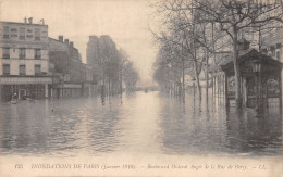 75-PARIS INONDATIONS 1910 BOULEVARD DIDEROT-N°T1065-G/0047 - Inondations De 1910
