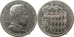 Monaco - Principauté - Rainier III - 1/2 Franc 1979 - TTB+/AU50 - Mon6611 - 1960-2001 Nieuwe Frank