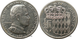 Monaco - Principauté - Rainier III - 1/2 Franc 1979 - TTB+/AU50 - Mon6611 - 1960-2001 New Francs