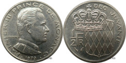 Monaco - Principauté - Rainier III - 1/2 Franc 1979 - SUP/AU58 - Mon6613 - 1960-2001 Francos Nuevos