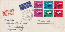 LETTER REGISTERED  1955  DUSSELDORF - Covers & Documents