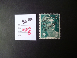 Timbre France Neuf ** Préoblitéré N° 94 Cote 0,50 € - 1893-1947