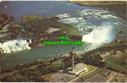 R616272 Niagara Falls. Ontario. Canada. An Aerial View Showing American And Cana - Welt