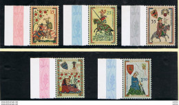 LIECHTENSTEIN:  1961  STORIE  -  S. CPL. 5  VAL. N. -  YV/TELL. 359/63 - Unused Stamps