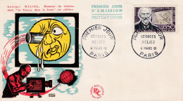 FDC  FRANCIA 1961 - Film