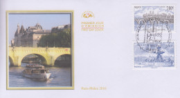 Enveloppe   FDC   1er  Jour    FRANCE    PARIS - PHILEX    2016 - 2010-2019