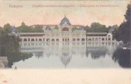 CPA BUDAPEST- ICE RINK IN THE TOWN PARK, FROZEN LAKE - Hungary