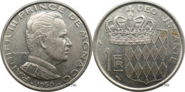 Monaco - Principauté - Rainier III - 1 Franc 1960 - TTB/XF45 - Mon6617 - 1960-2001 Nouveaux Francs