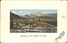 11733295 Montreux VD Et Les Rochers De Naye Montreux - Andere & Zonder Classificatie