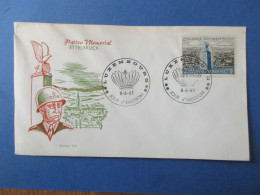 Marcophilie - Enveloppe - Luxembourg - Patton Mémorial - Ettelbruck - 1° Jour 1961 - FDC